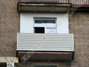 Балкон укрепили и сделали внешнюю отделку.