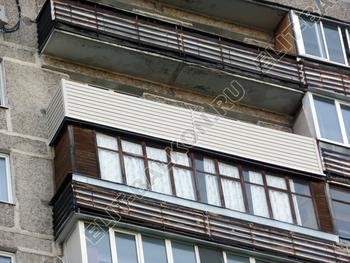 Балконы без остекления с отделкой парапета