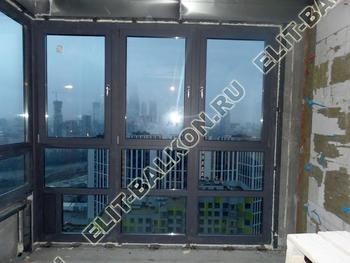 Фасадное остекление, ламинированный профиль ПВХ. г. Москва. Фото № 110. 