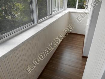 Отделка панелями ПВХ балкона в сталинском доме.