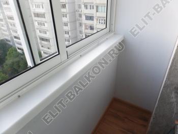 Отделка лоджии с выносом панелями ПВХ Вивипан. г. Москва, ул. Северодвинская, д. 13