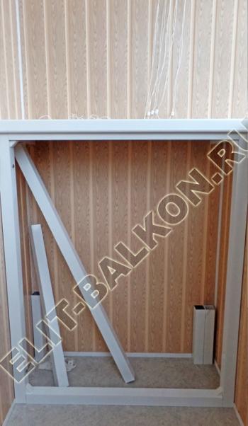 Монтаж каркаса под тумбу