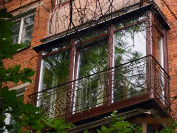 Усиление балконной плиты, остекление раздвижного ПВХ от пола до потолка. г. Москва, ул. Сталеваров. 