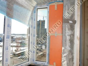 Лоджия в процессе монтажа