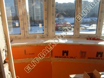 Лоджия в процессе монтажа