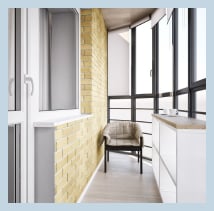 ремонт балкона под ключ