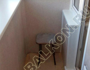 Отделка лоджии материалом Стеновыми панелями Вивипан