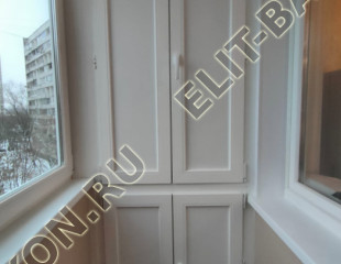 Шкаф 2-х створчатый  высокий с фасадом из пвх рам