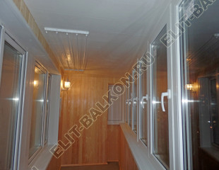 Деревянная вагонка Экстра-класса. Лоджия 7,5 м