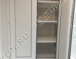 Шкаф высокий  – створчатый с тумбой 