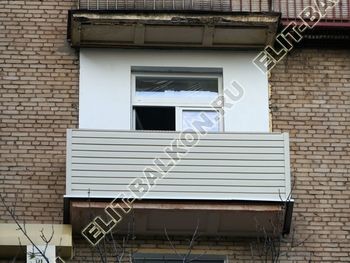 Внешняя отделка балкона сайдингом&nbsp;
