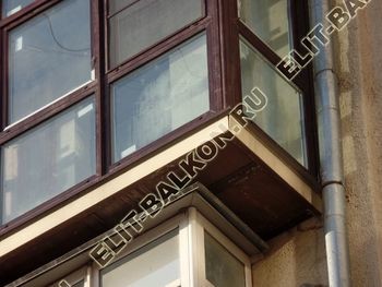 Вынос балкона по периметру, усилена и расширена балконная плита