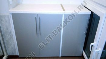 Мебель на балкон фасад распашной ЛДСП