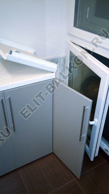 Мебель на балкон фасад распашной ЛДСП