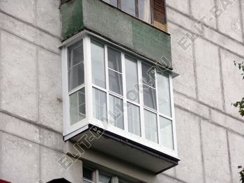 Остекление балкона в Москве, ул. Паперника 7. Усиление балконной плиты. Остекление ПВХ от пола до потолка.  Фото № 12. 