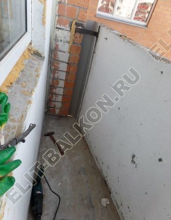 Балкон до работ