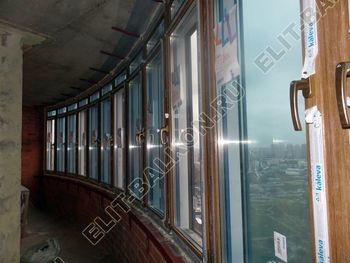 Фото остекления балкона № 45