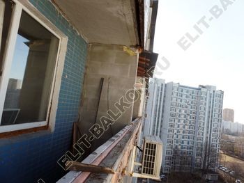 Балкон до начала наших работ