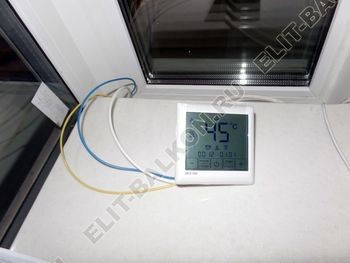 Дисплей управления электрообогрева стеклопакетов