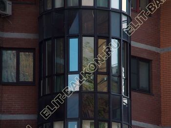 Фото № 76. г. Москва, ул. Кастанаевская, д.17. Фото фасадного остекления балкона. 