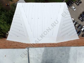 Фото № 75. г. Химки. Монтаж крыши на балконе. 